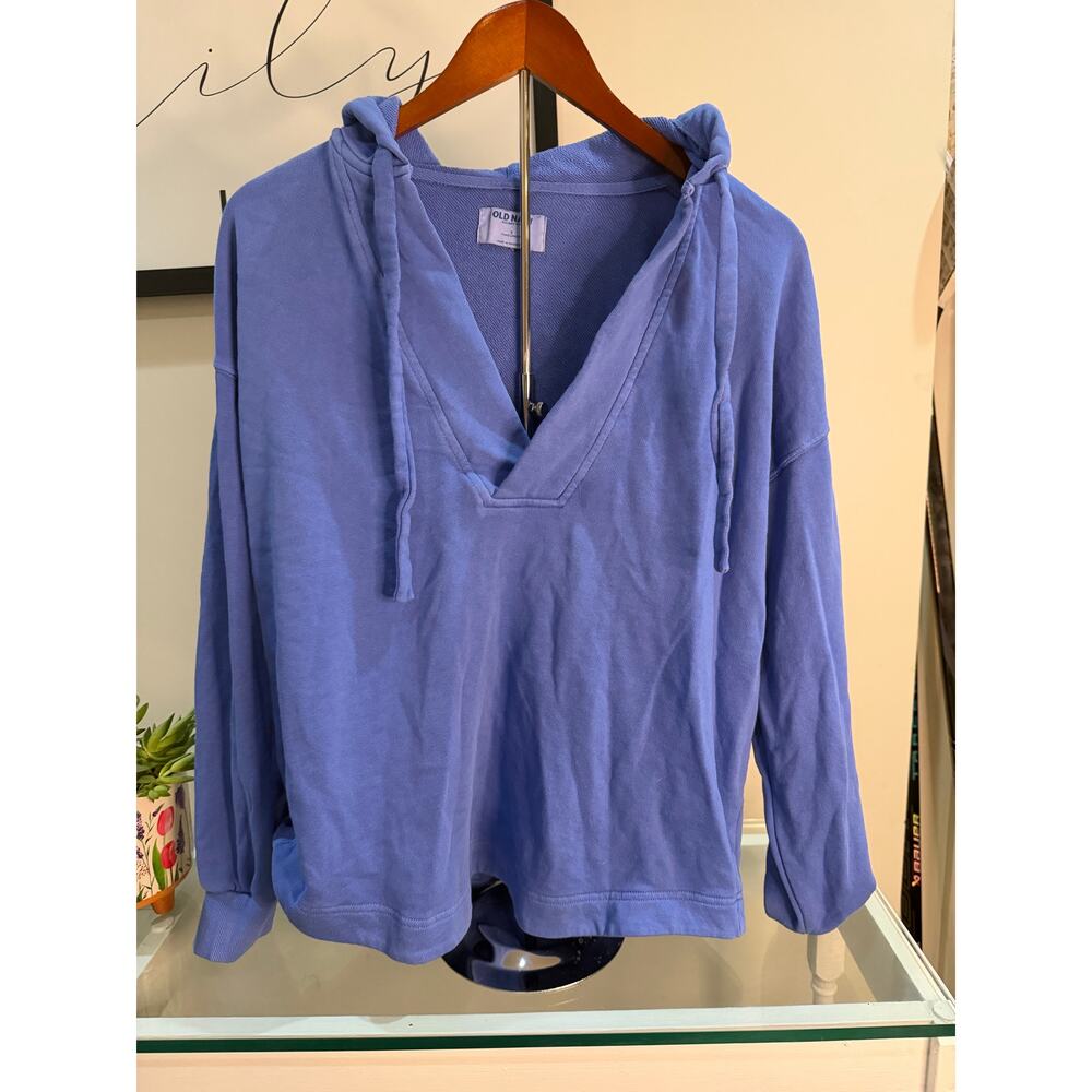 Old Navy Periwinkle Hooded Tunic – Size Small | Excellent Condition